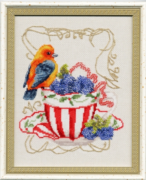 Набор для вышивания Золотое Руно "Вкусняшки для пташки" - фото 10404