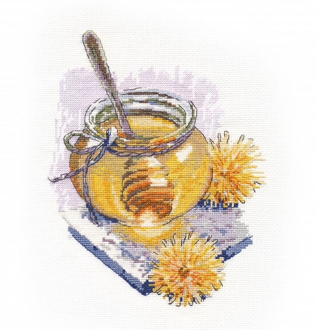 Набор для вышивки крестом Весенний мёд - фото 10536