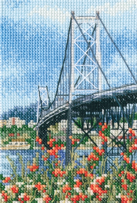 Набор для вышивания РТО "Висячий мост Эрсилью Луш" - фото 11628