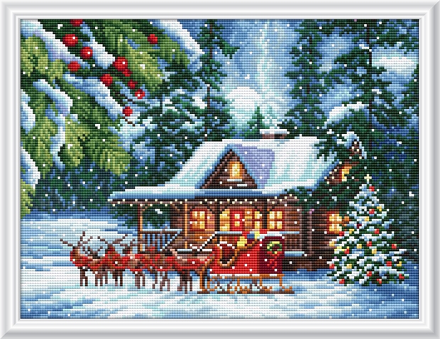 Алмазная мозаика "Рождественская сказка" - фото 11681