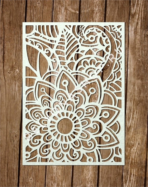 Чипборд для скрапбукинга Фон "Цветочный"  (062) Chipboards.ru CHB-Fon062 - фото 13311
