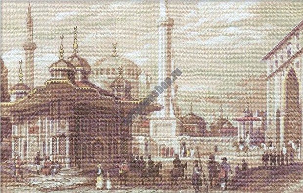 Набор для вышивания "Стамбул. Фонтан султана Ахмета" - фото 5862