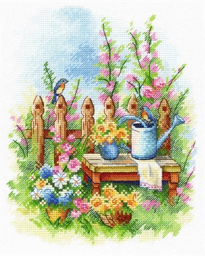 Набор для вышивки крестом Цветущий сад