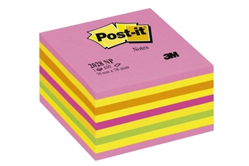Стикеры Post-it куб 2028-NP 76х76 неон розовый 450л.