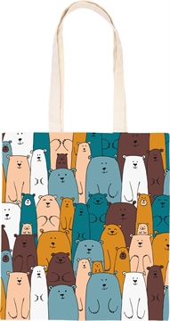 Раскраска на сумке "Милые медвежата" 40 х 35 см