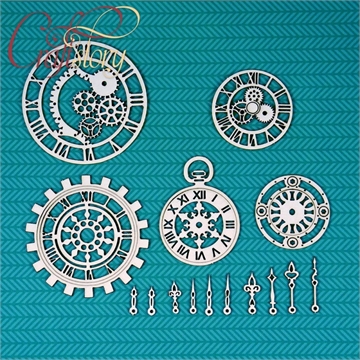 Чипборд Часы Craftstory-513010
