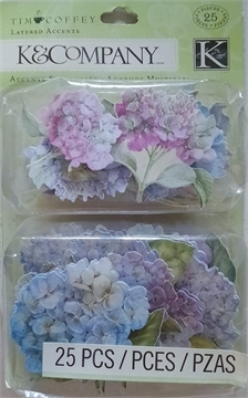 Вырубки - украшения для скрапбукинга K&company 30-598553 Tim Coffey Cottage garden KCO-30-598553