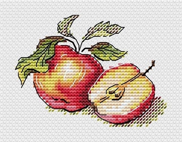 Набор для вышивки крестом Сочные яблочки
