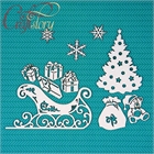 Чипборд Новогодние сани CraftStiry-516013 - фото 13228