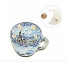 Значок / брошь "Чашка" в стиле Ван Гог BIZHU-UP130515