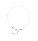 Браслет на ногу с подвеской, цвет белое золото BIZHU-UP071964