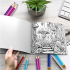 Книжка-раскраска «Психоделическое путешествие» COLORINGBOOK-202404JC1
