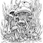 Книжка-раскраска «Психоделическое путешествие» COLORINGBOOK-202404JC1