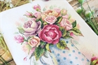 Набор для вышивки крестом Букетик милых роз - фото 9873