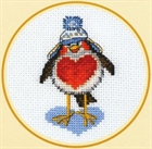 Набор для вышивания крестом "Влюбленный птиц" - фото 9958